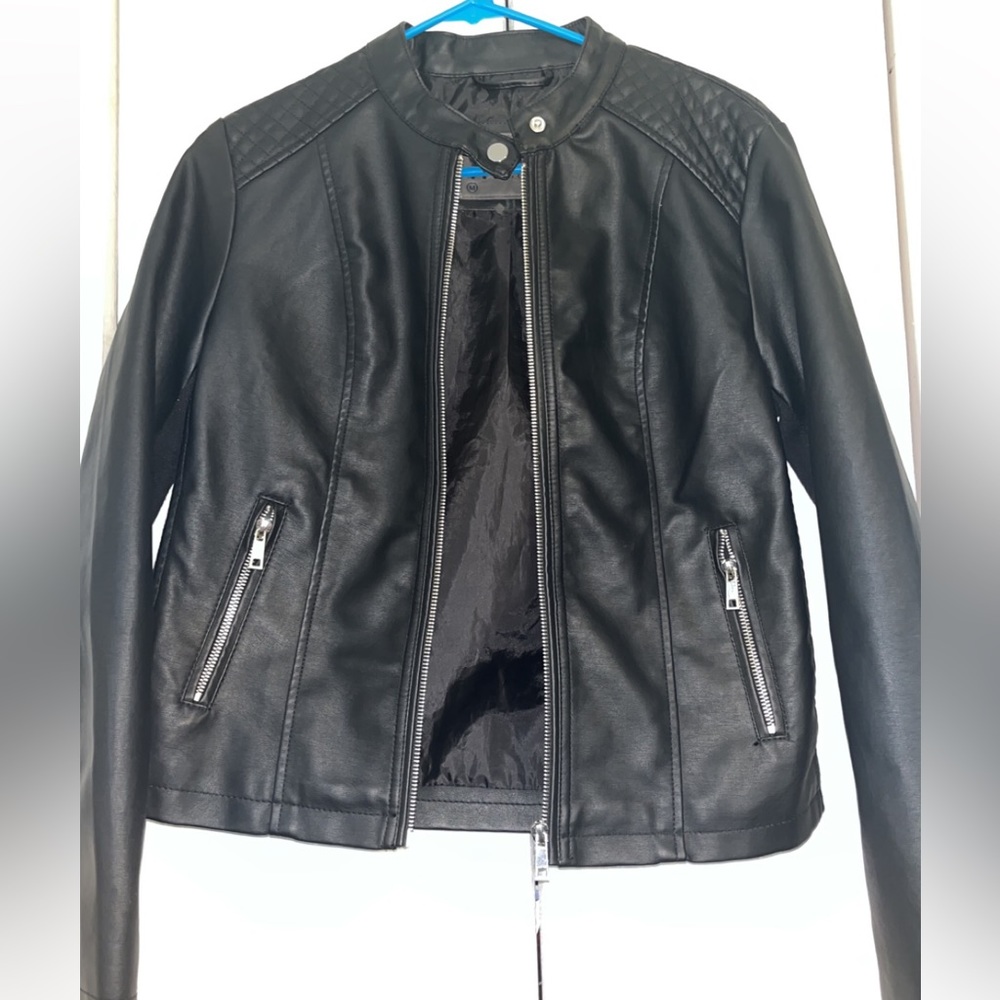 Ci Sono by Cavalini Women's Vegan Leather Jacket